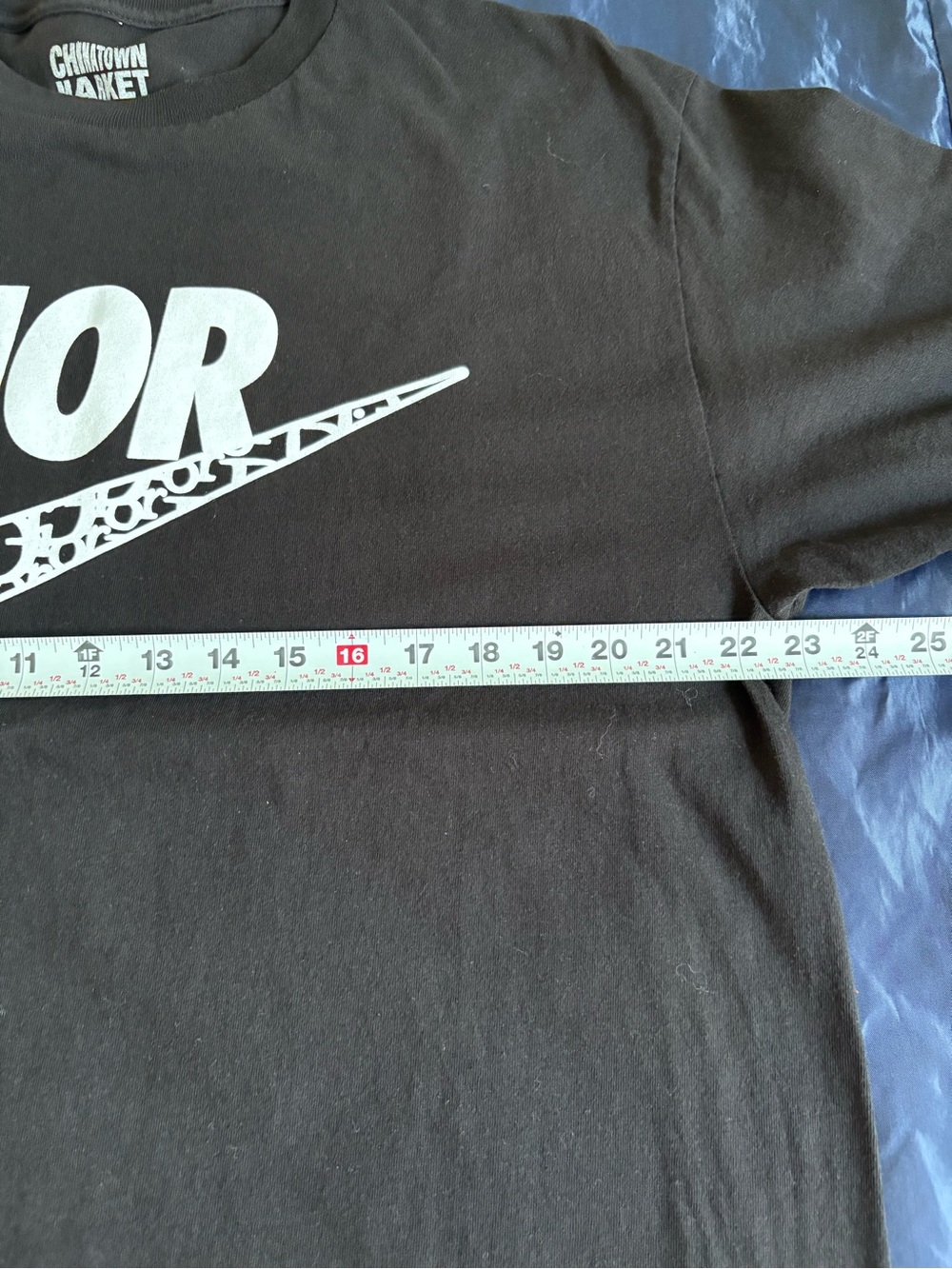 Chinatown Market Dior x Nike Black Short-Sleeve Logo Tee - Picture 3 of 6